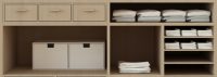 Tidy closet compartments